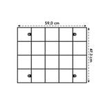 loft urban green wall Gestell 59cm living schwarz